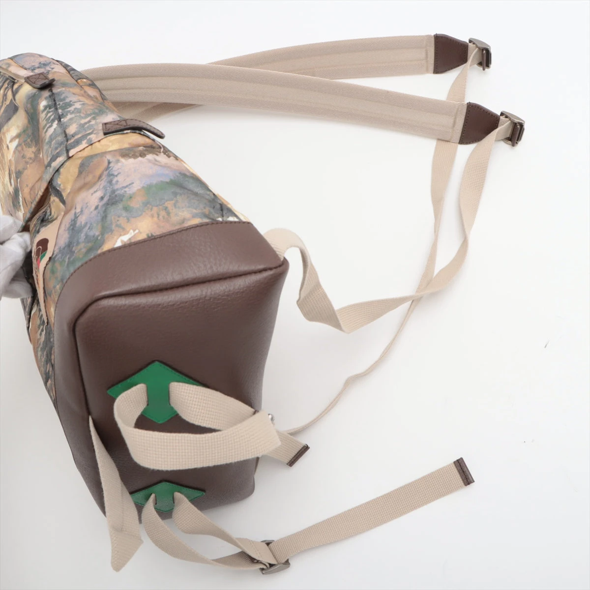 美品　グッチ　ナイロンキャンバス×レザー トラベルバッグ 旅行かばん　ベージュ系 楽天市場】グッチ GUCCI ボストンバッグ ボストンバッグ バッグ