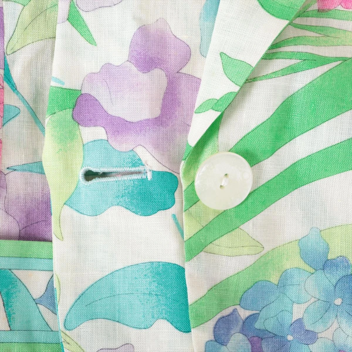 レオナールジャケット LEONARD（レオナール） 美品 カンカンストレッチ フラワープリント