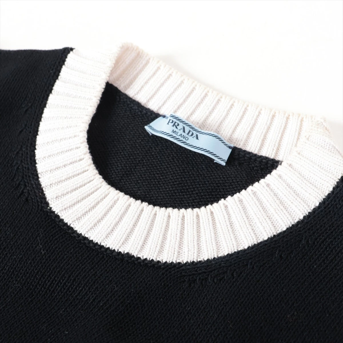 PRADA プラダ 23SS コットン ニットワンピース 23955 S〜M PRADA