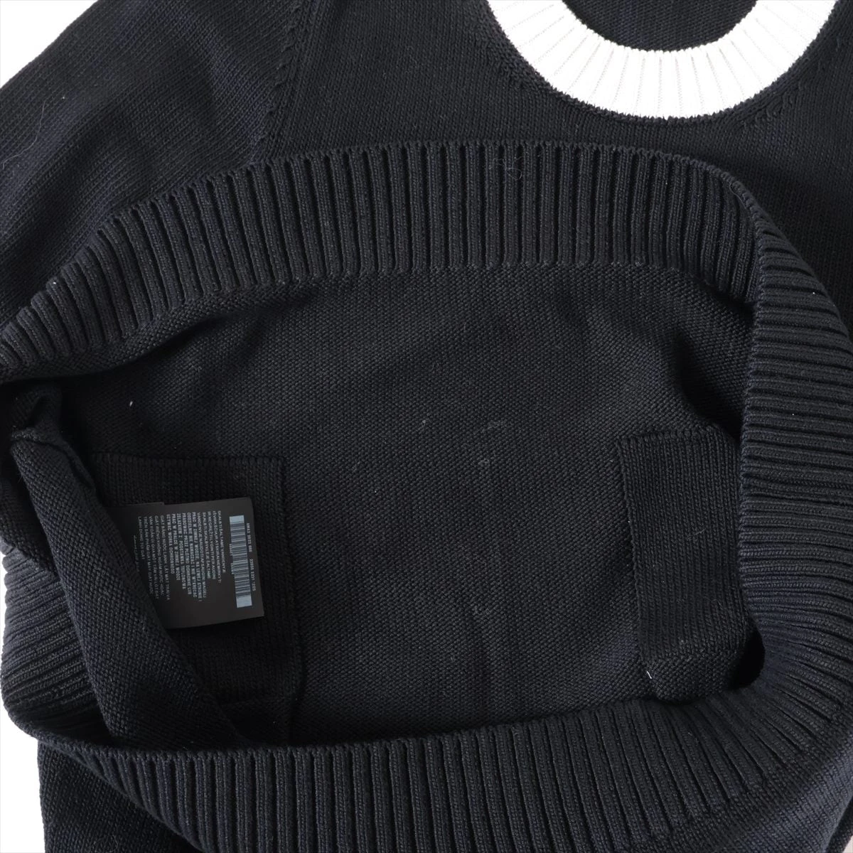 プラダ 23SS コットン ニットワンピース 36 レディース ブラック
