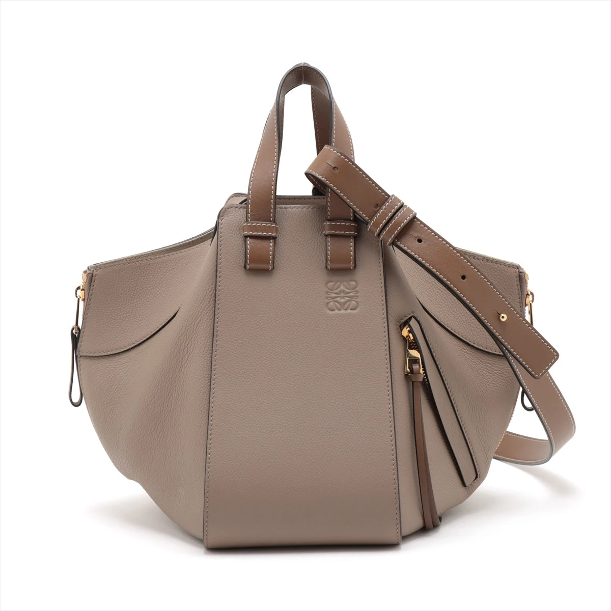 ロエベ ハンモック スモール 2WAY アナグラム レザー ブラウン 楽天市場】ロエベ LOEWE ハンモック スモール 2way ハンドバッグ