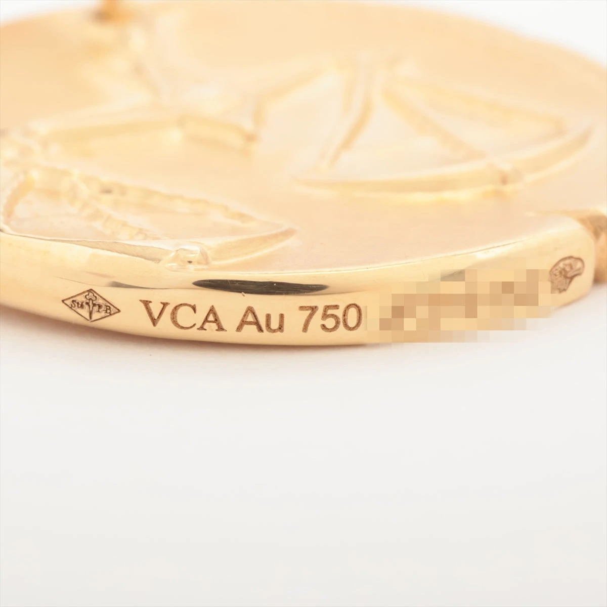 ヴァンクリーフ&アーペル ゾディアック メダル ネックレストップ 750  