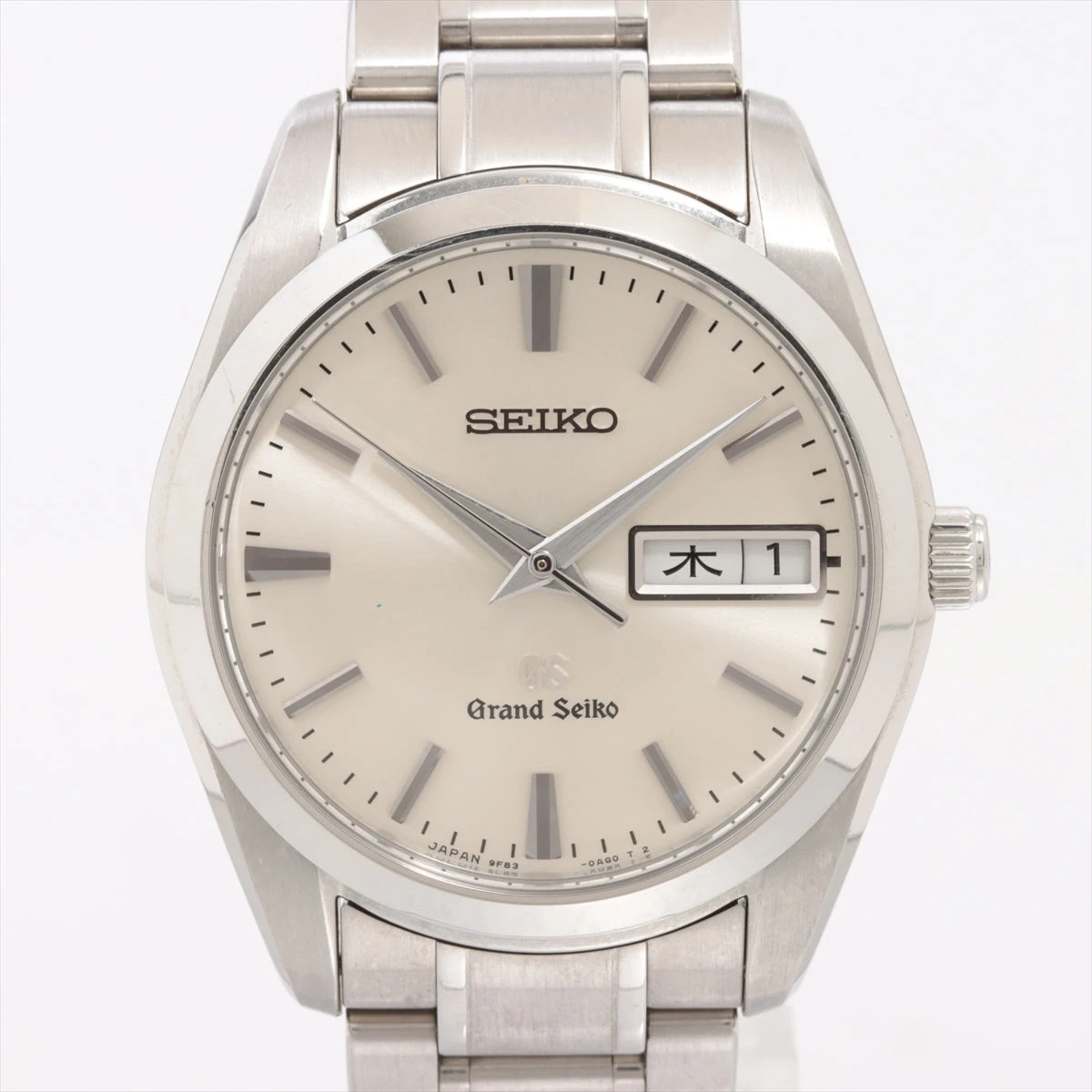 付属品完備 Grand Seiko SBGT035 グランドセイコー SBGT035 SS QZ シルバー文字盤 A3342736｜中古