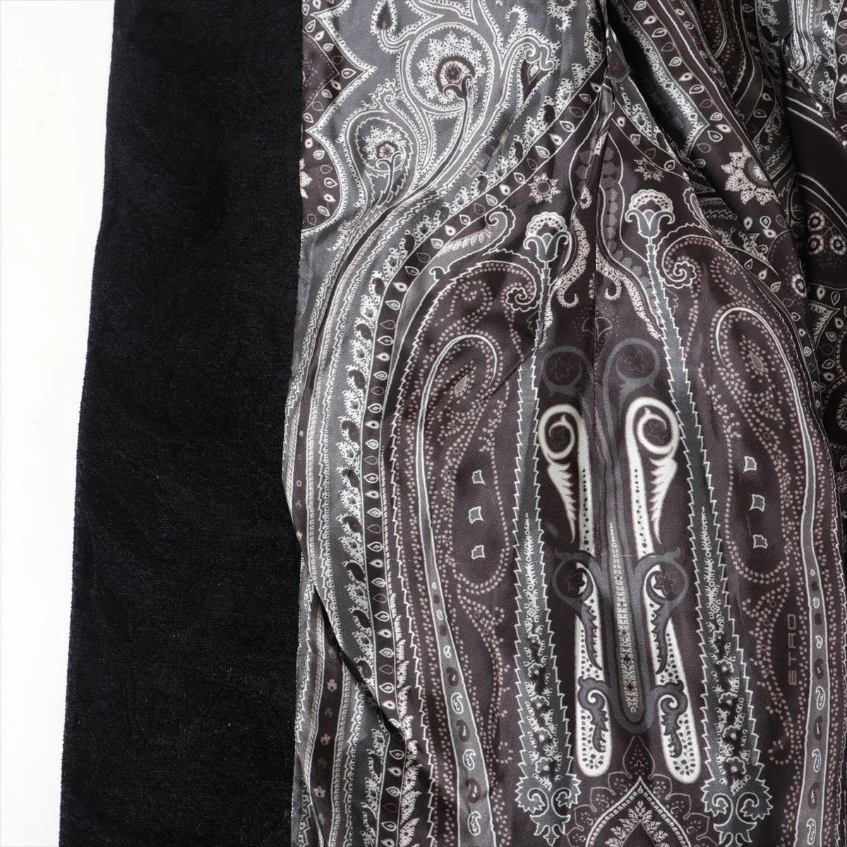 ETRO(エトロ)ライナー付ウールカシミアパターンＰコート サイズ48 ETRO(エトロ)ライナー付ウールカシミアパターンPコート サイズ48