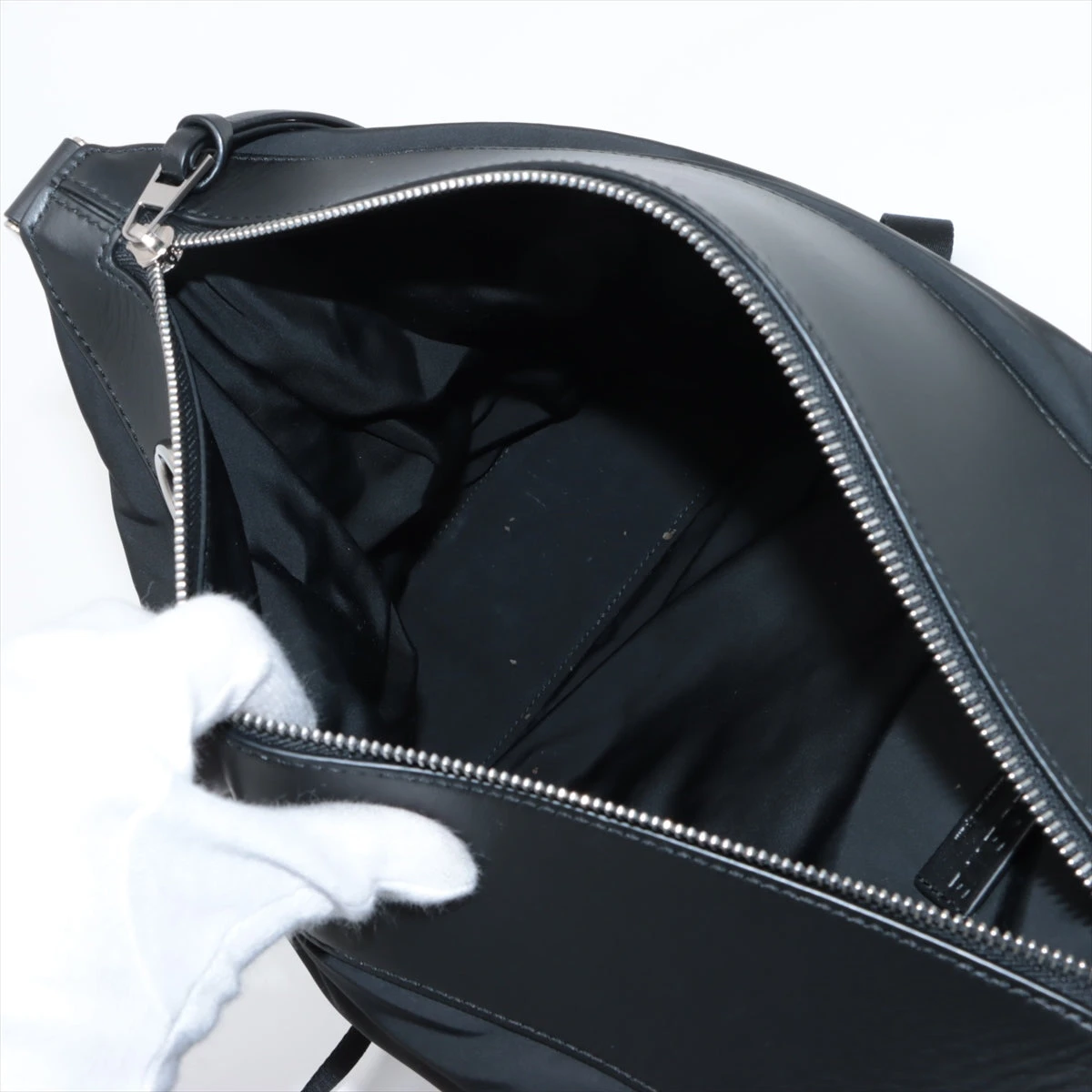 ロエベ コンバーチブル バッグパック ナイロン×レザー バックパック