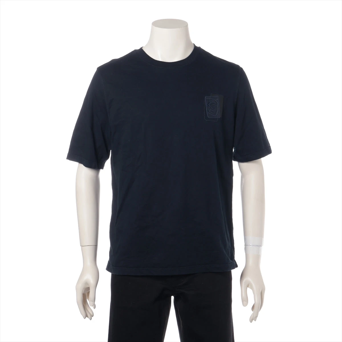 HERMES ネイビー メンズTシャツ M 半袖　人気商品　ドラゴン HERMES - 極美品 エルメス HERMES Tシャツ 19AW カットソー ドラゴン