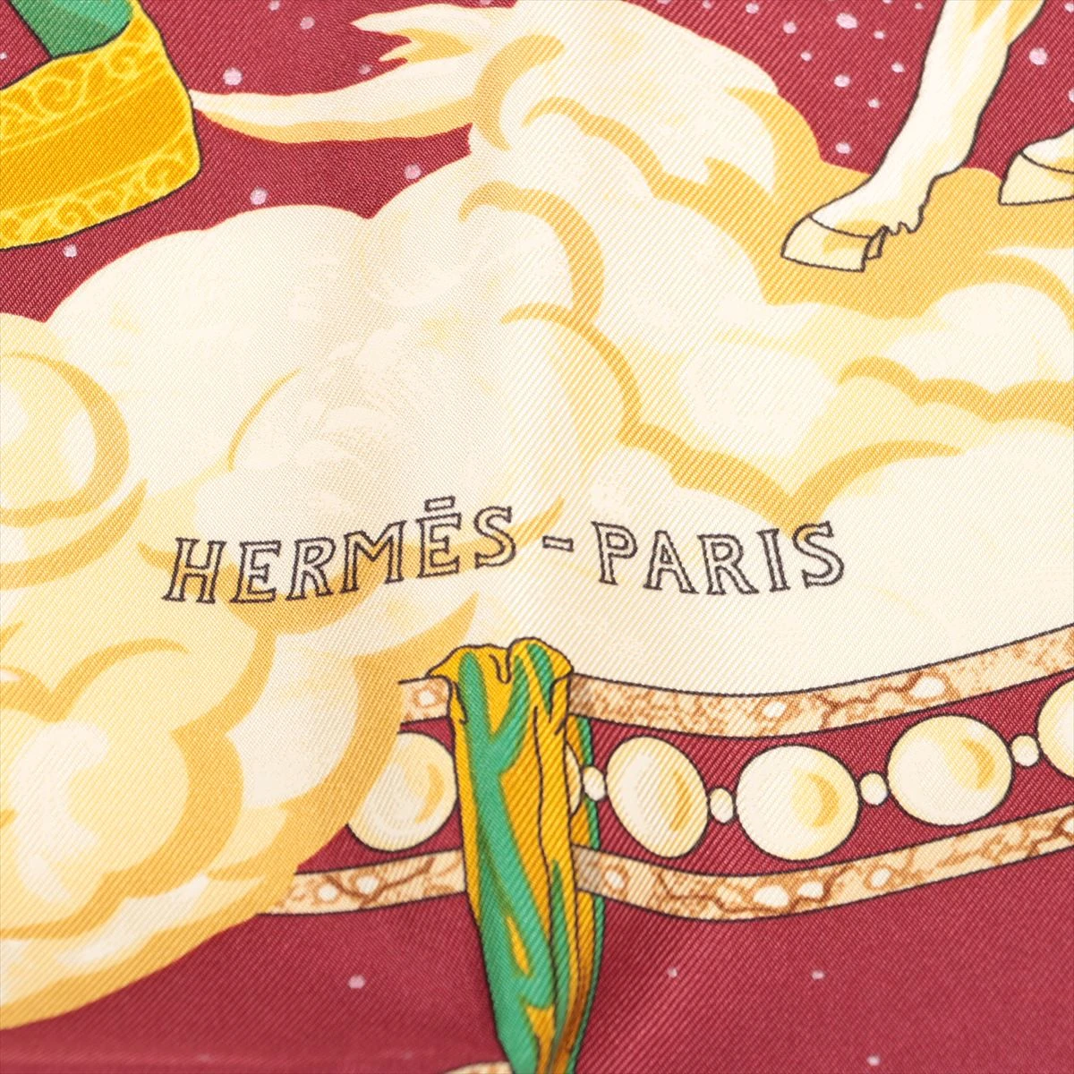 エルメス カレ90 CAVALIERS DES NUAGES 雲の騎士 スカーフ シルク