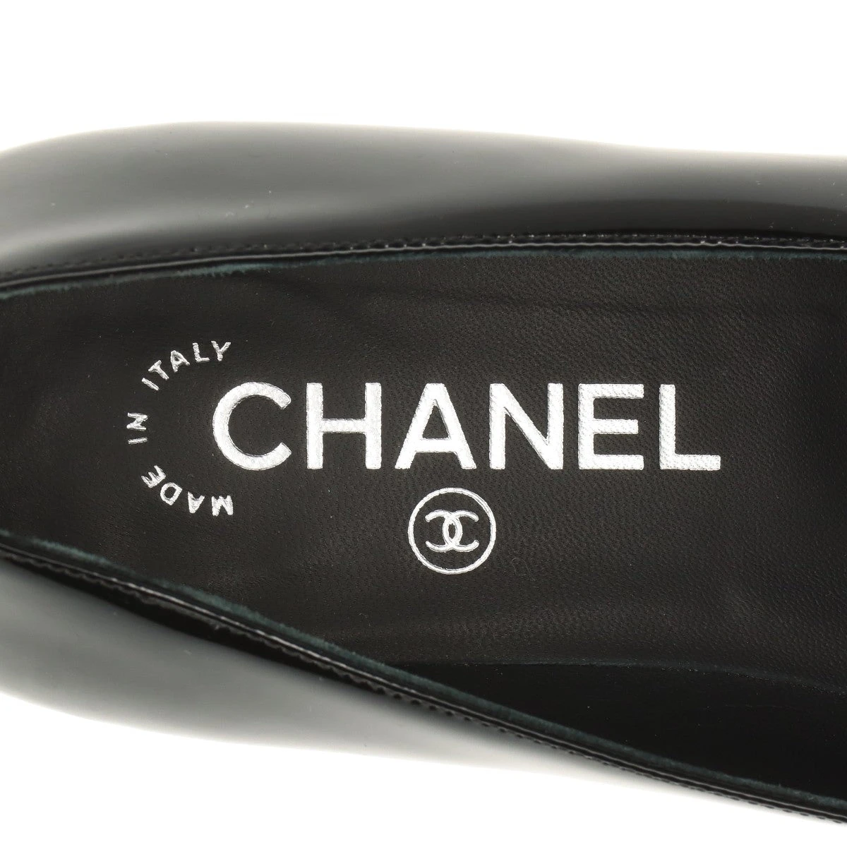 シャネル ココマーク パテントレザー ローファー 35C レディース