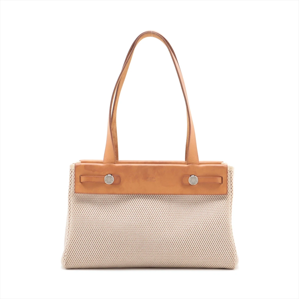 エルメス　エールバック　ガバス エルメス HERMES エールバッグカバスPM □G刻 アイボリー