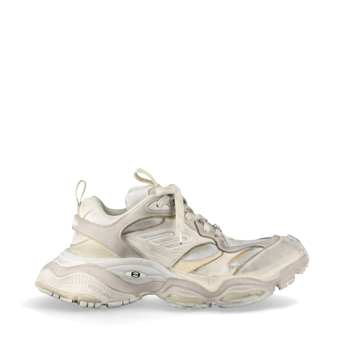 バレンシアガ カーゴ フェイクレザー×メッシュ スニーカー EU41 メンズ