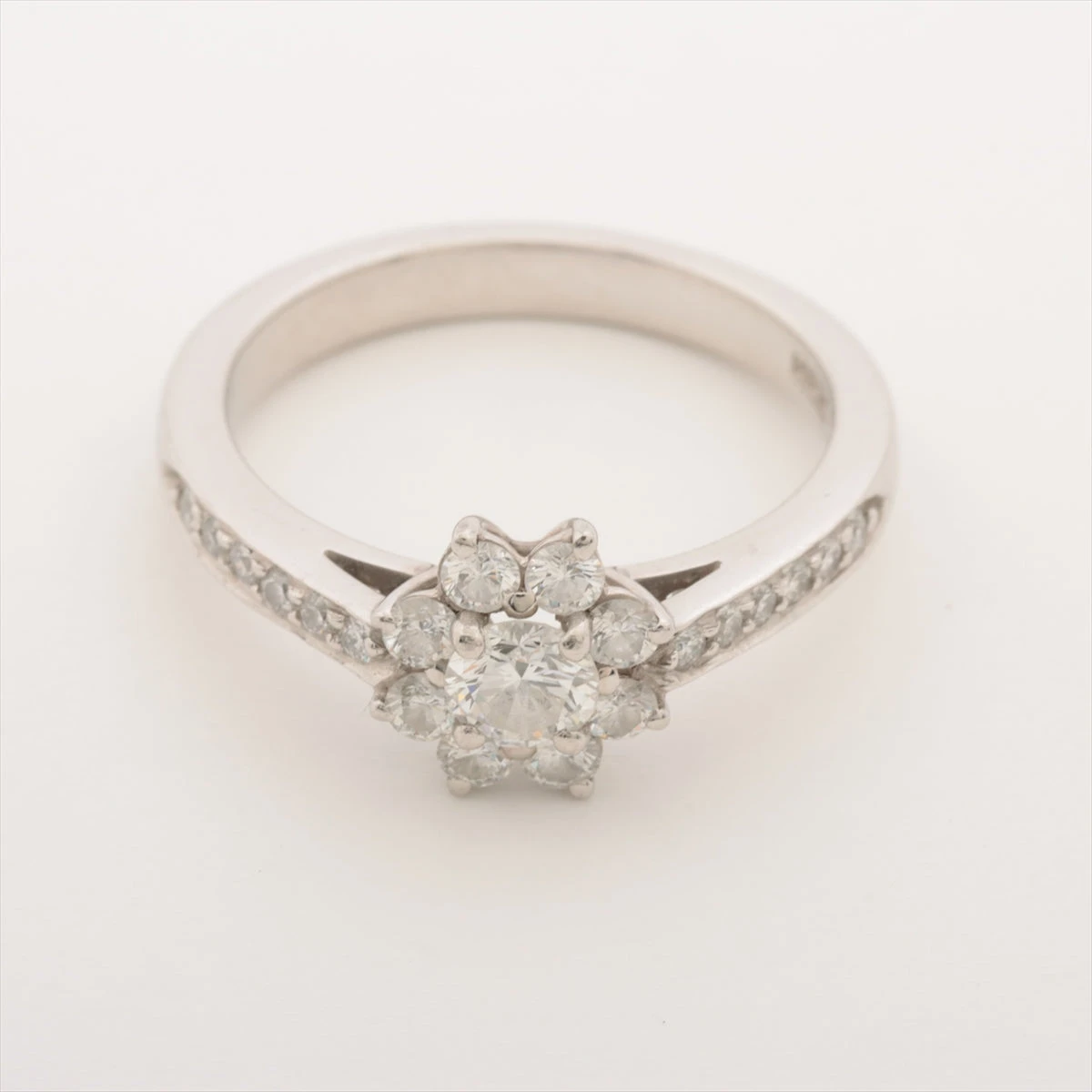 ティファニー フローラ ダイヤ リング Pt950 5.2g A3339338
