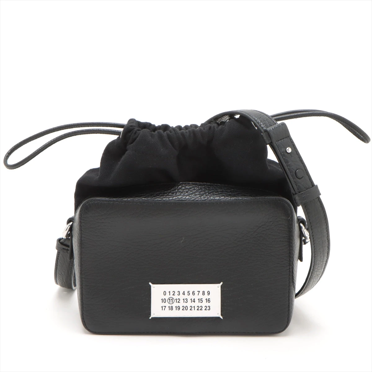 メゾンマルジェラ 5AC キャンバス×レザー ショルダーバッグ