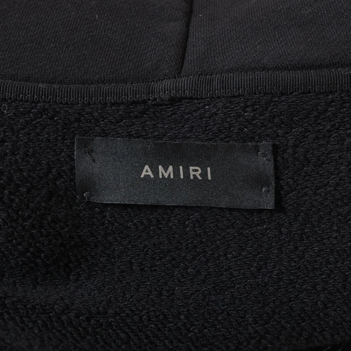 アミリ 23SS コットン パーカー L メンズ ブラック