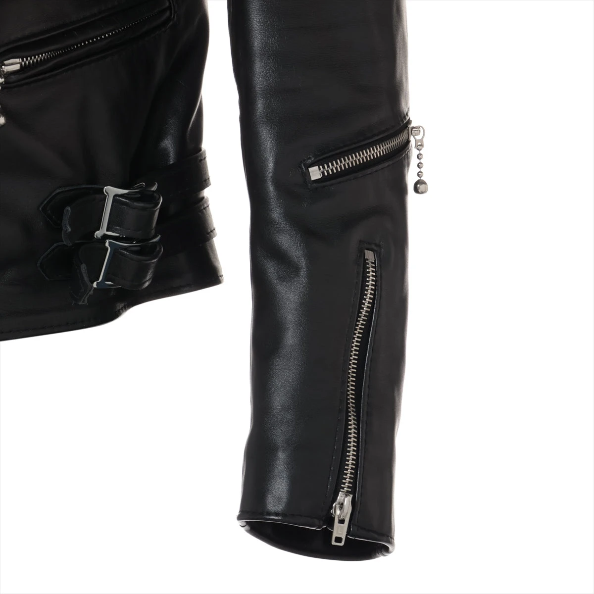 ルイスレザー レザー ライダースジャケット 42 メンズ ブラック