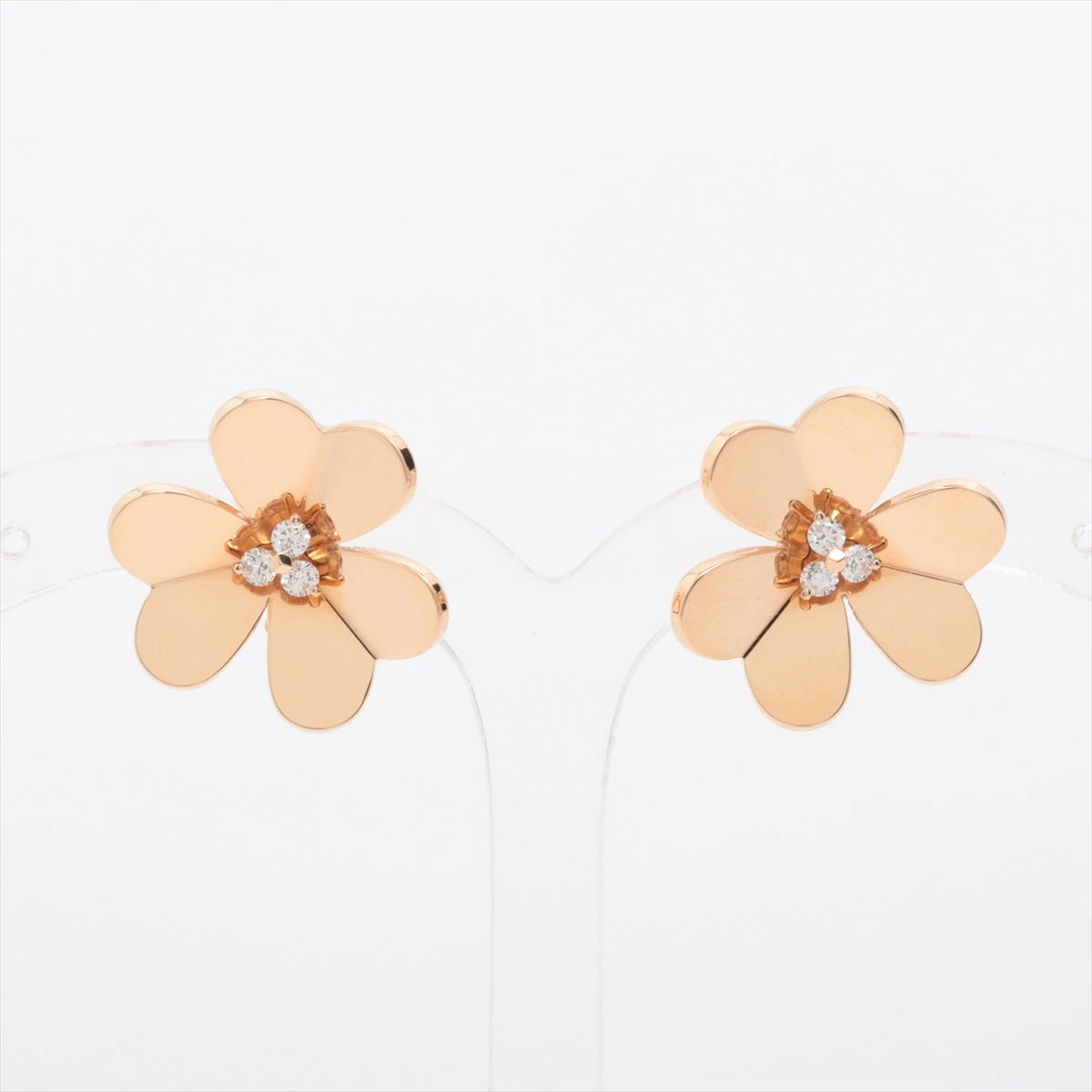 ヴァンクリーフ&アーペル フリヴォル ラージ ダイヤ ピアス 750