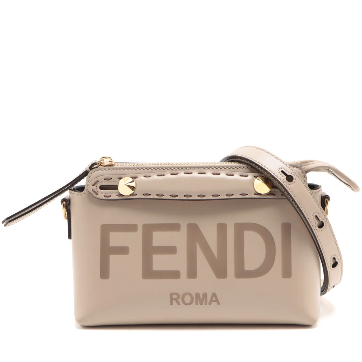 FENDI フェンディバイザウェイミニベージュ