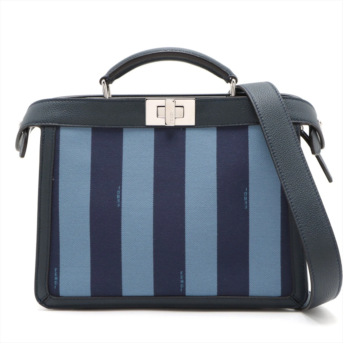 フェンディ ピーカブー アイシーユー スモール キャンバス×レザー 2WAY 
