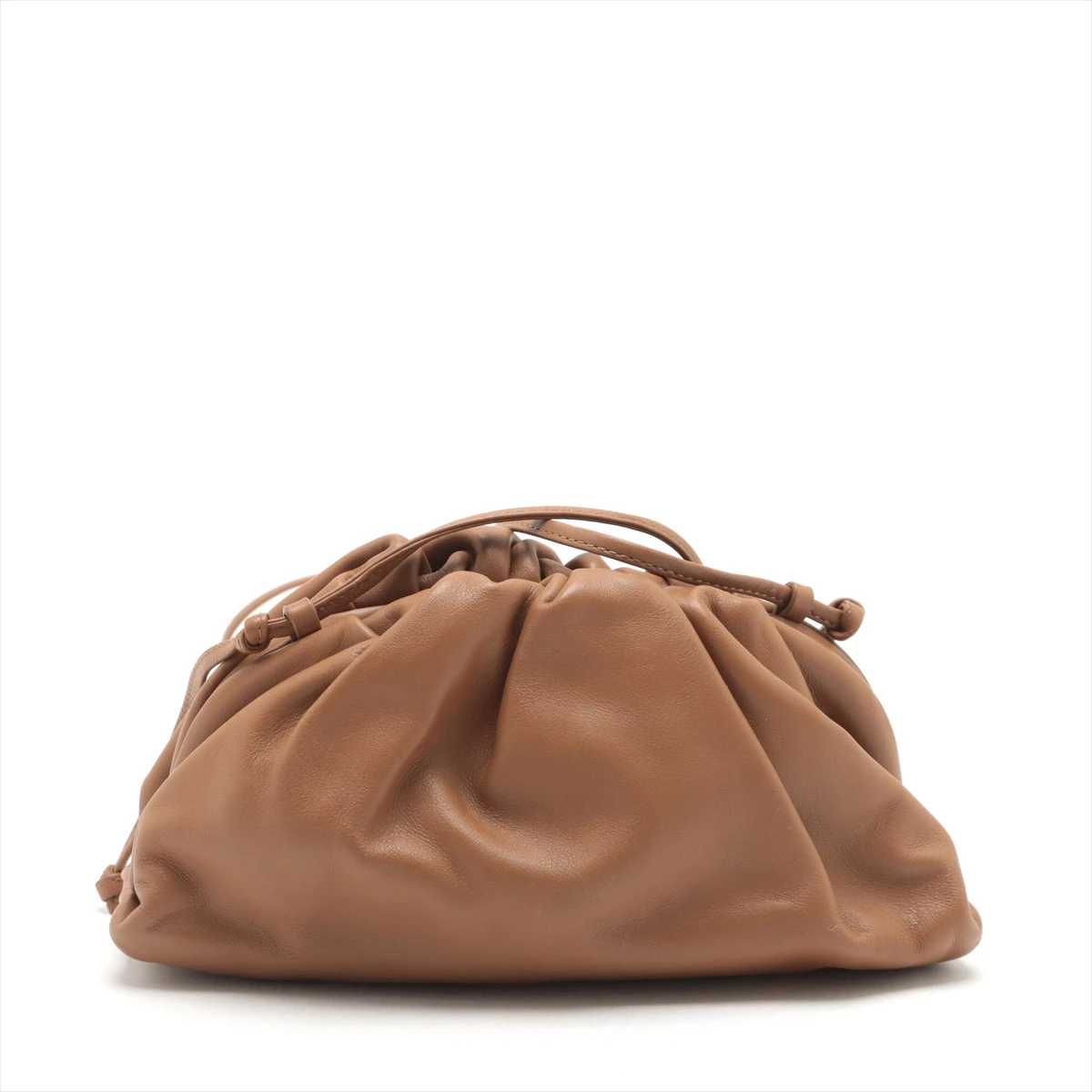 ボッテガヴェネタ イントレチャート　ワンショルダー アクセサリーポーチ　ブラウン ボッテガヴェネタ イントレチャート ワンショルダー アクセサリー