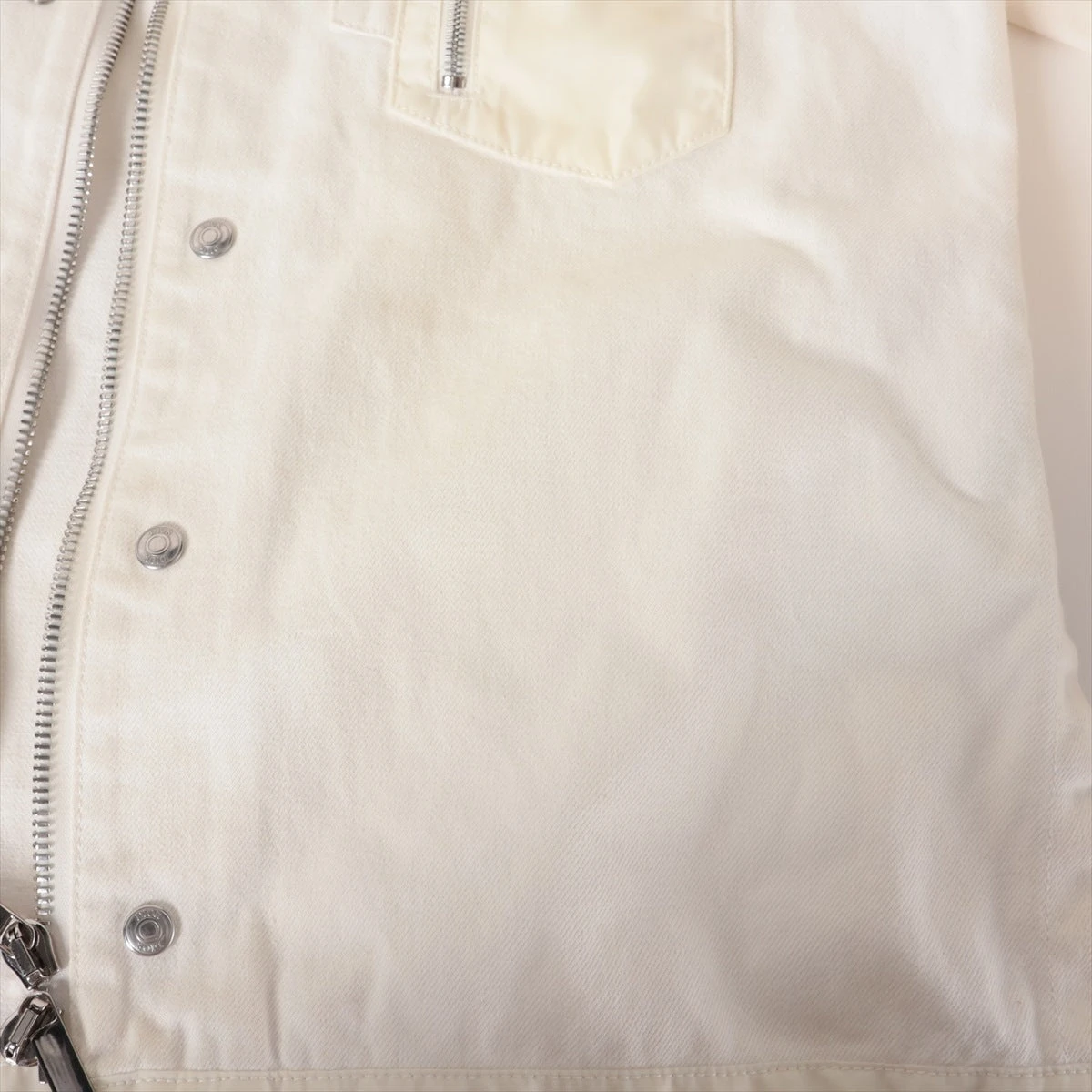 ディオール×サカイ 21AW コットン ジャケット 50 メンズ ホワイト