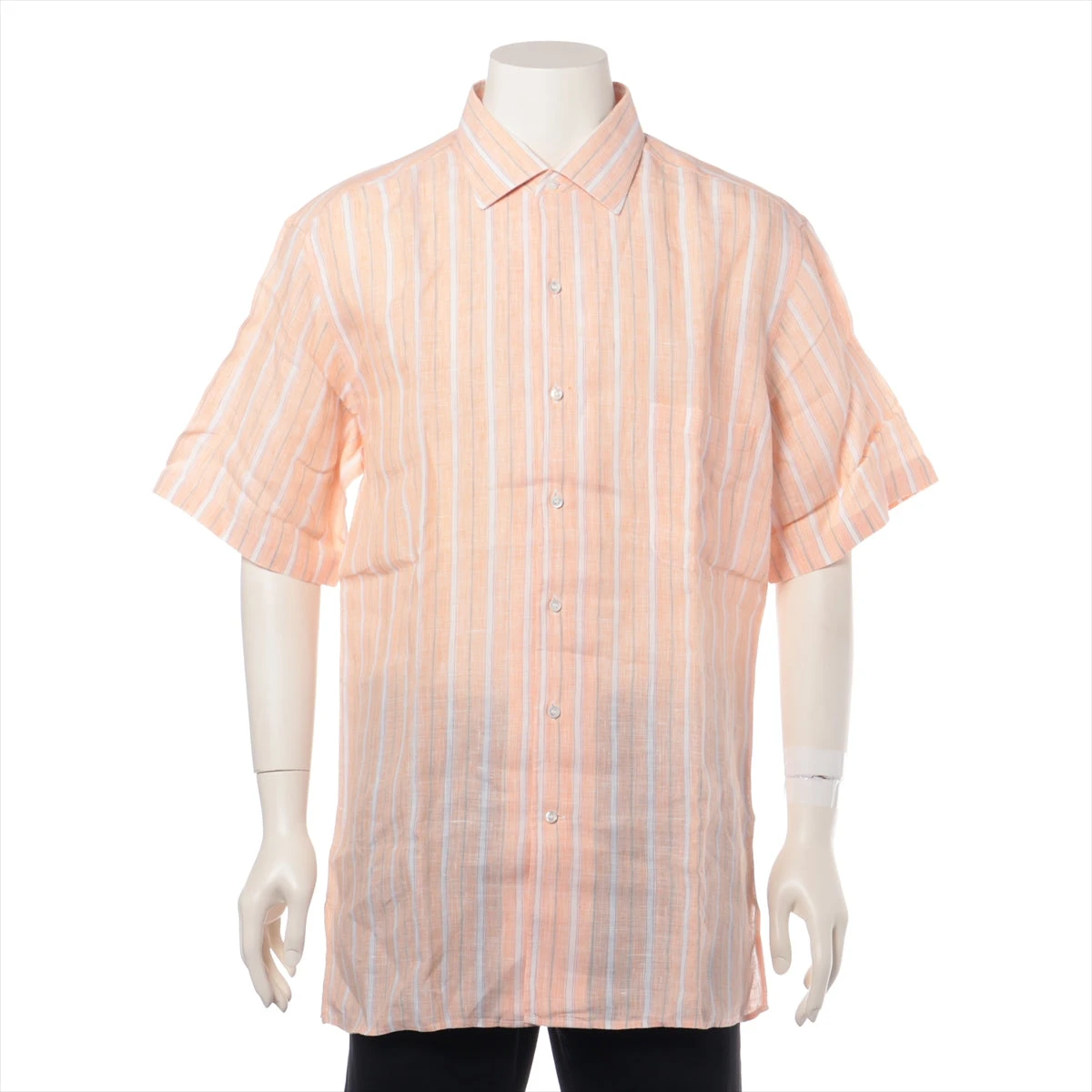 ロロピアーナ リネン シャツ XL メンズ オレンジ A3342296｜中古