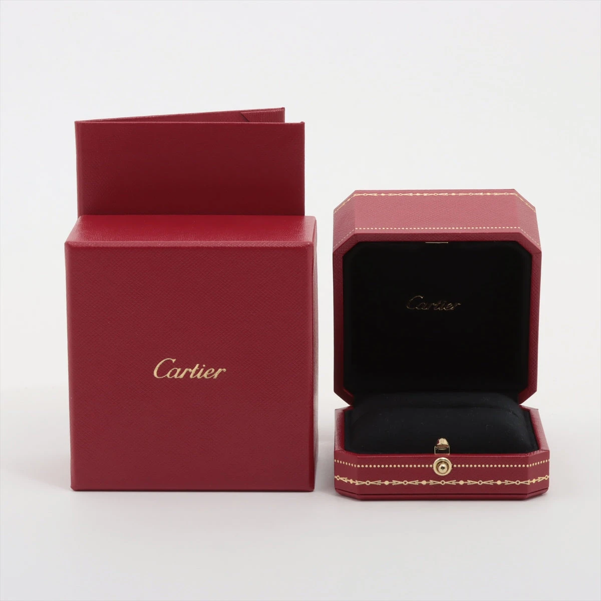 カルティエ バレリーナカーブ ハーフエタニティ ダイヤ リング 750(PG 