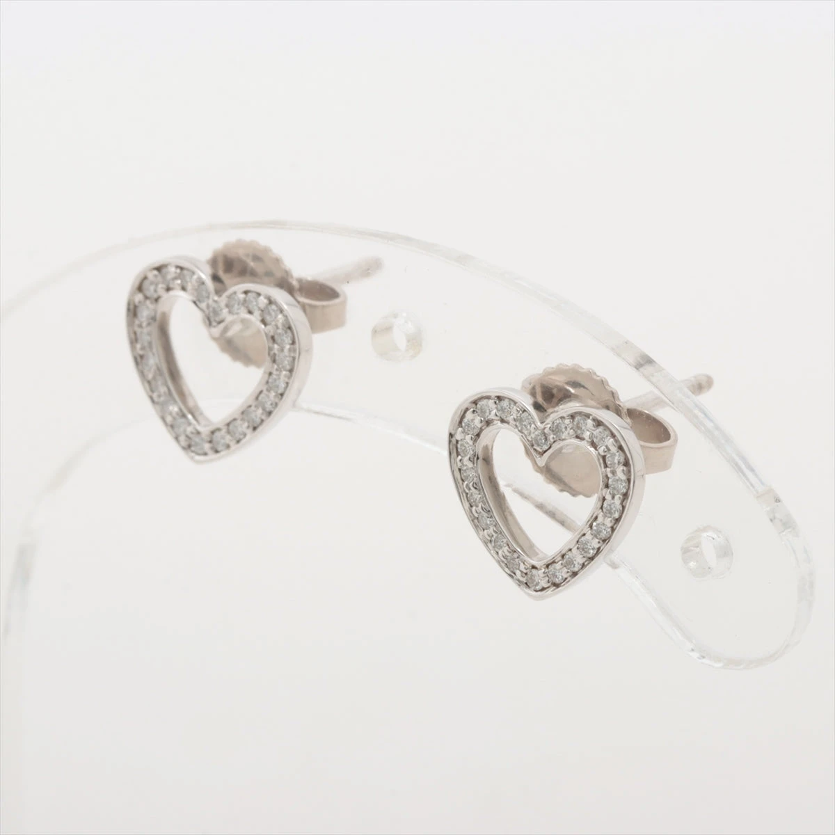 Tiffany ティファニー モダン ハート ダイヤ ピアス TIFFANY&Co. （新品仕上げ済）ティファニー TIFFANY ラビング