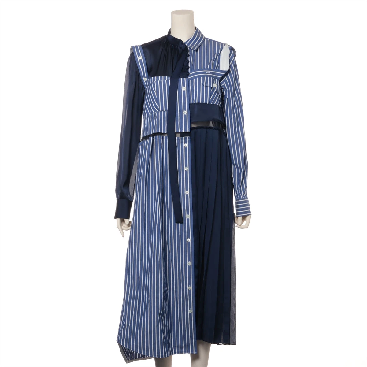 レア美品sacaiサカイベロア紺ビジューワンピース1ネイビー レア美品sacaiサカイベロア紺ビジューワンピース1ネイビー - メルカリ