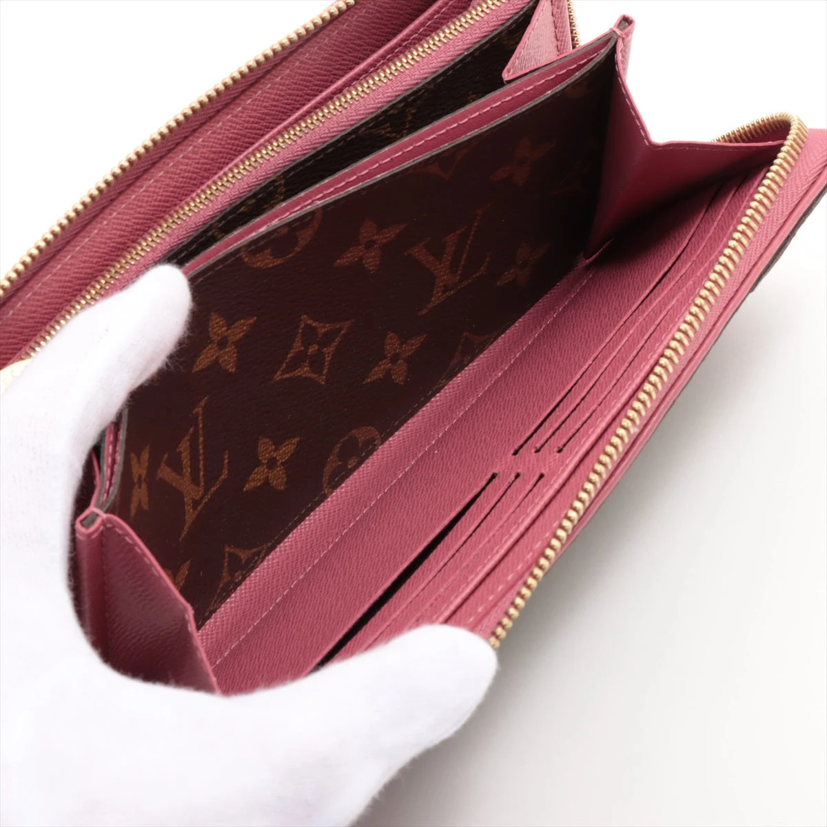 ルイヴィトン モノグラム レティーロ ジッピーウォレット ローズブリュイエール LOUIS VUITTON・財布・小物・ジッピーウォレット レティーロ