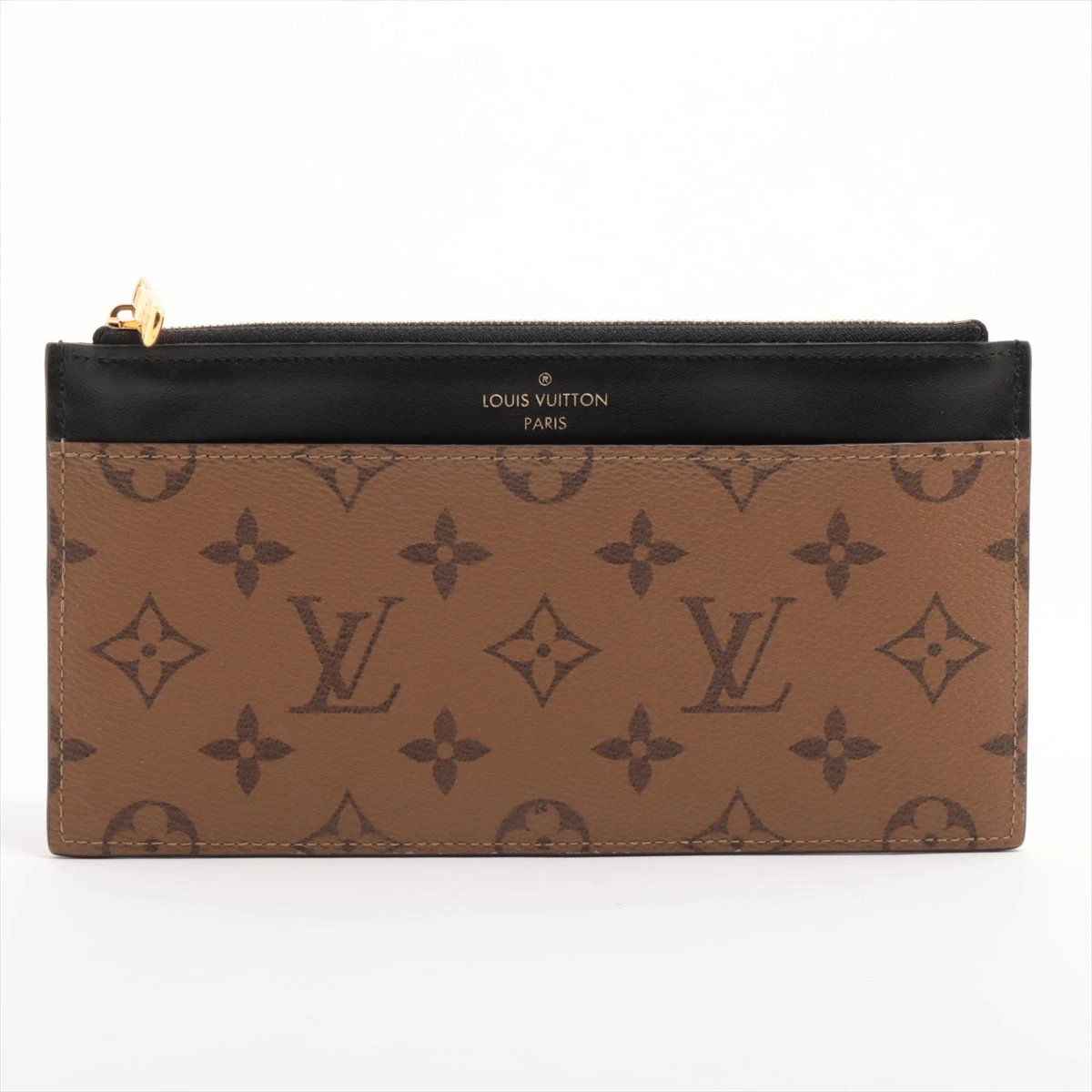LOUIS VUITTON ルイヴィトン モノグラム 長財布 マロン スリーズ ヴィトン モノグラムリバース スリムパース M80390 マロン 財布