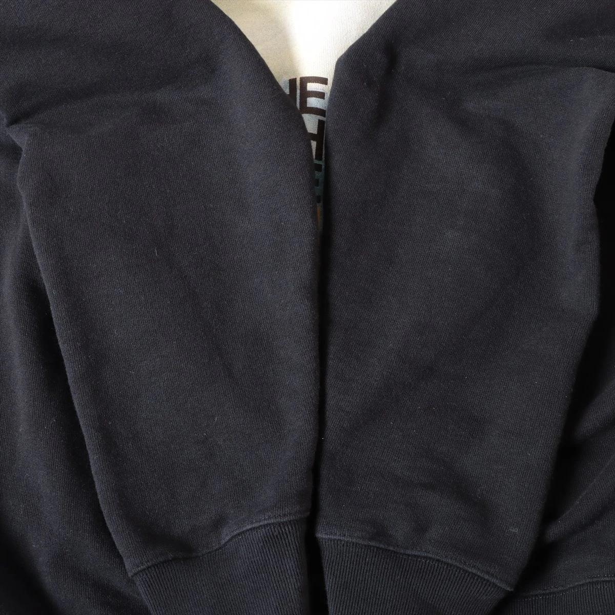 グッチ×ノースフェイス コットン パーカー XXL メンズ ブラック 671453 