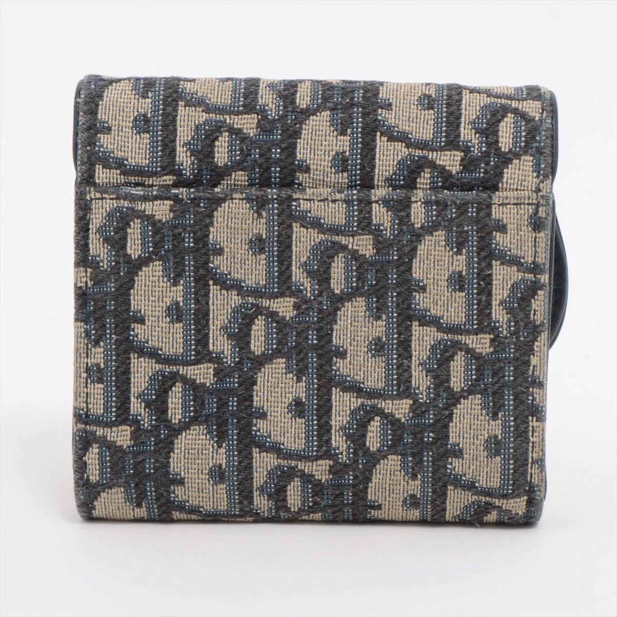 ディオール オブリーク キャンバス×レザー コンパクトウォレット  