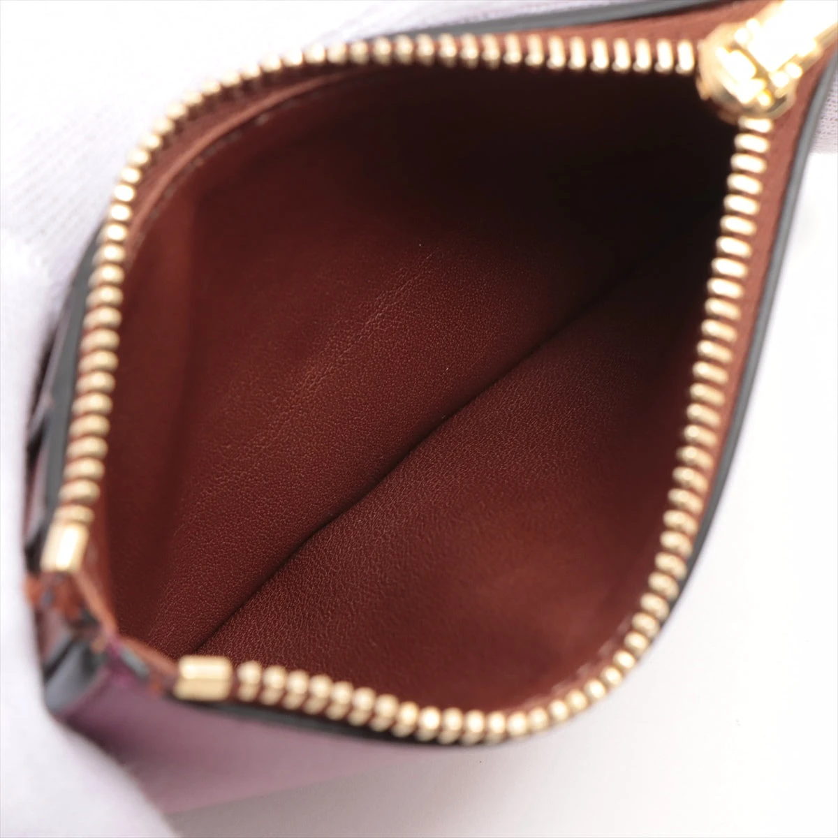 ロエベ×スタジオジブリ アナグラム レザー 財布 パープル カエル