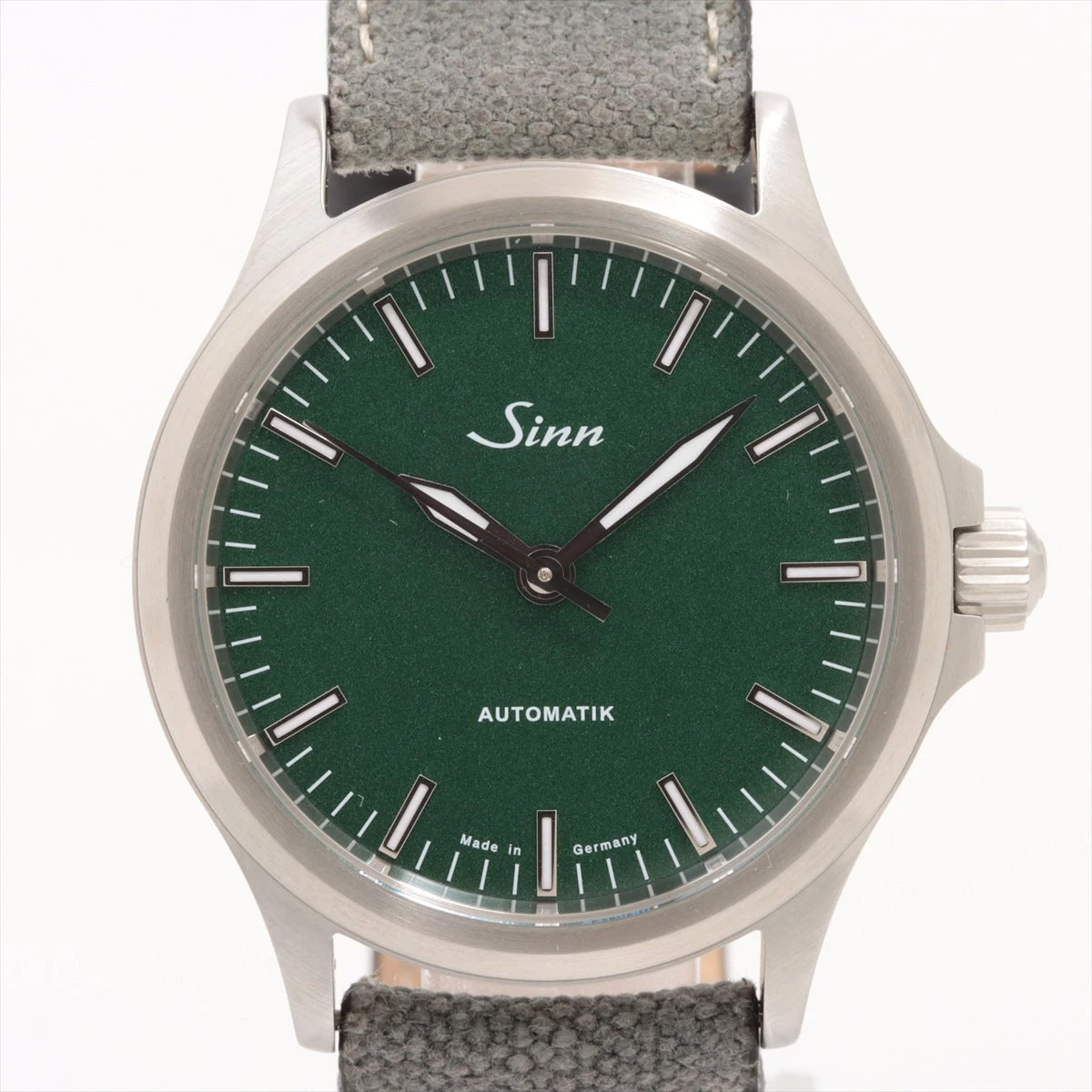 あー ジン 556.EG SS×革 AT グリーン文字盤 A3329796｜中古ブランド品