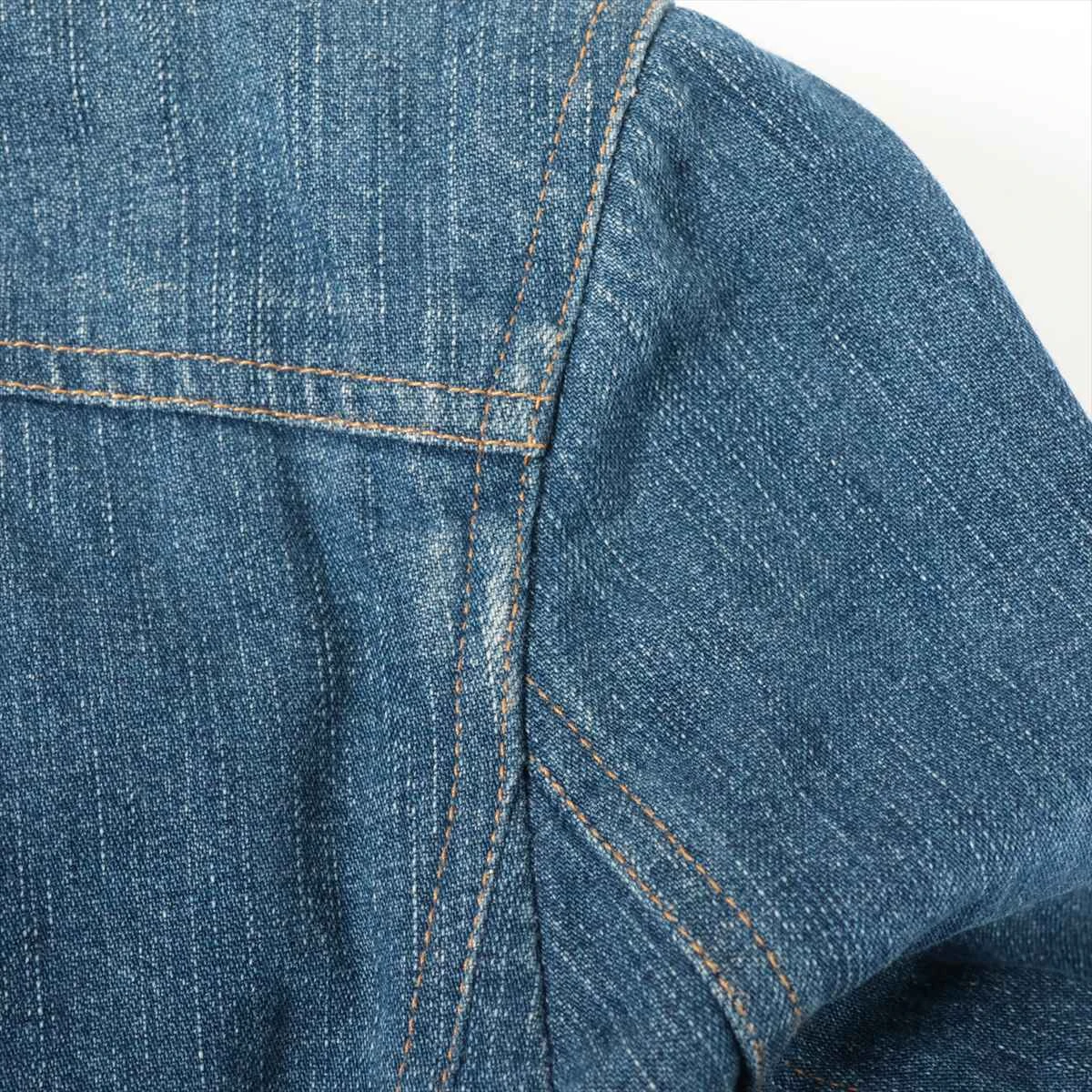 シャネル ココボタン 99C コットン デニムジャケット 34