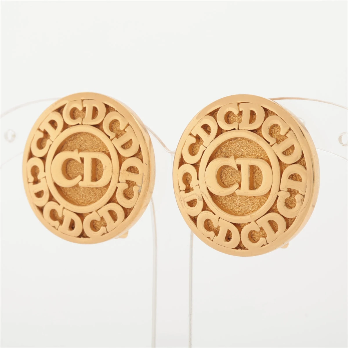 Christian Dior クリスチャンディオール CDロゴイヤリング
