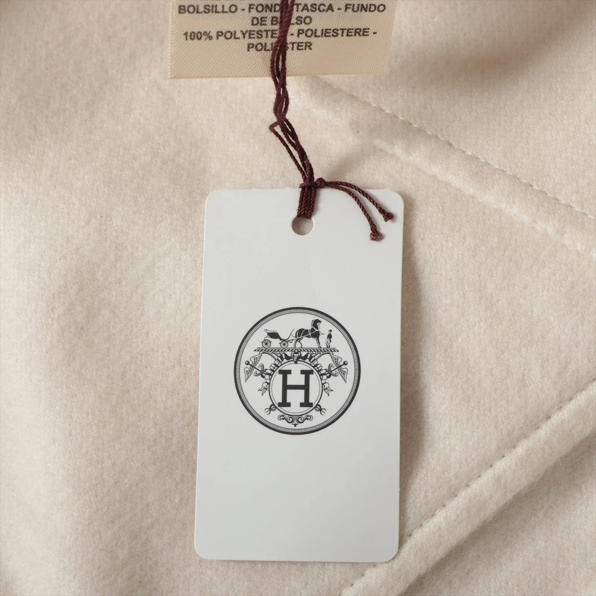 エルメス シェーヌダンクル 23SS カシミヤ×ポリエステル ジャケット 36