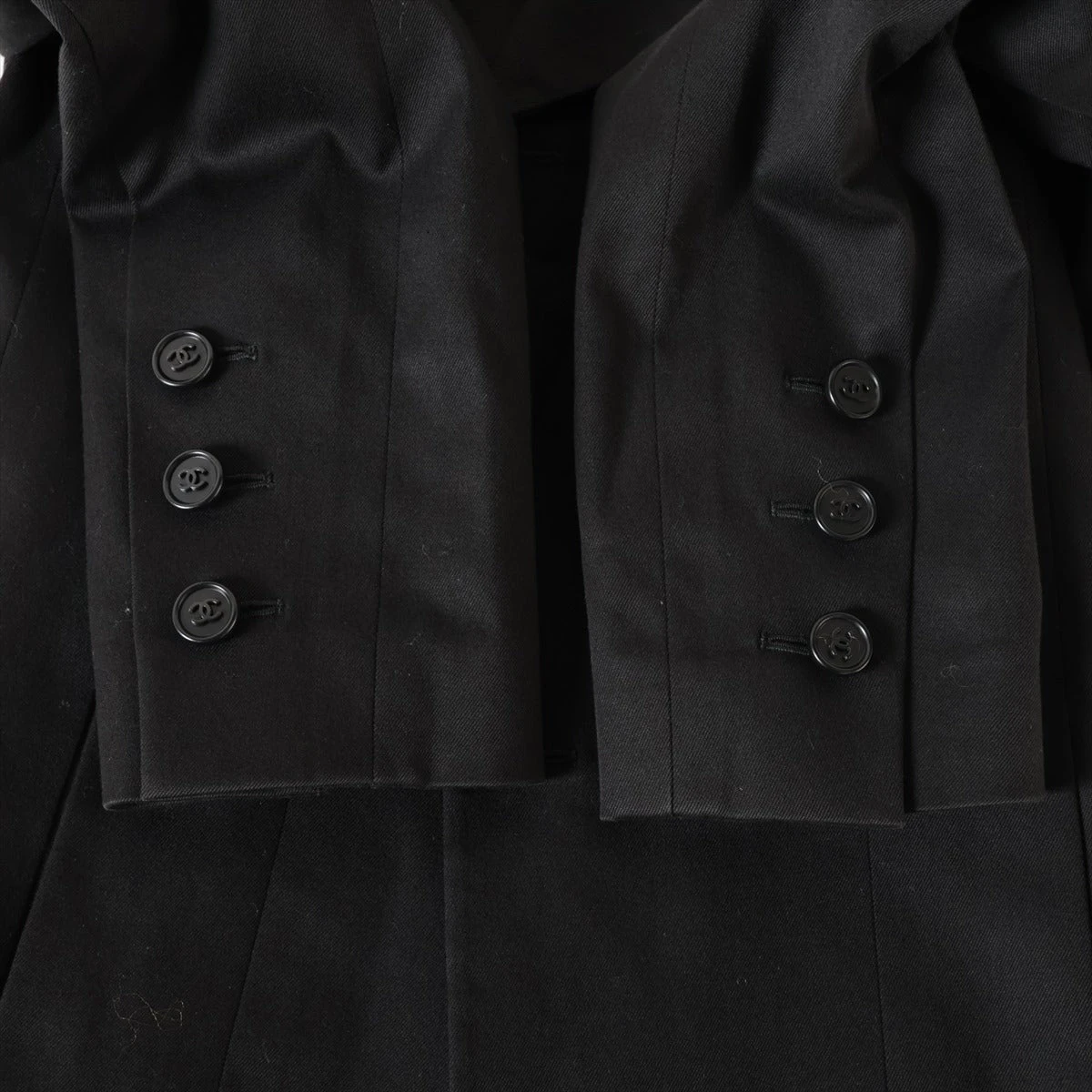 シャネル ココボタン 98P コットン×シルク ジャケット 36