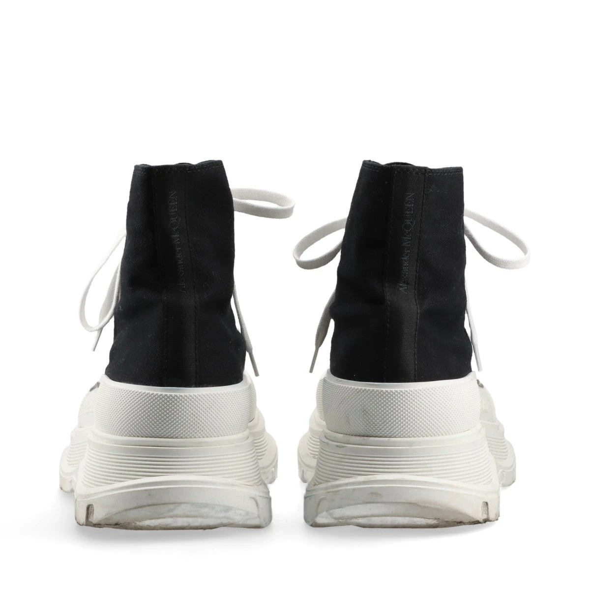 アレキサンダーマックイーン キャンバス ハイカットスニーカー 44