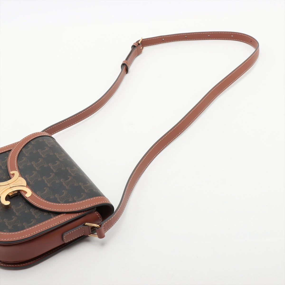 セリーヌ CELINE ミニボストン バック 円柱 レザー PVC トリオンフ セリーヌ トリオンフ ミニブザス PVC×レザー ショルダーバッグ
