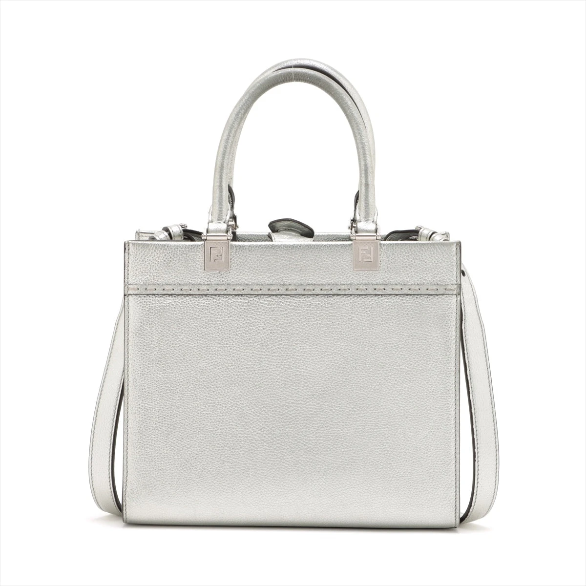 ★送料込★ FENDI サンシャイン レザー 2WAYハンドバッグ フェンディ サンシャイン スモール レザー 2WAYハンドバッグ