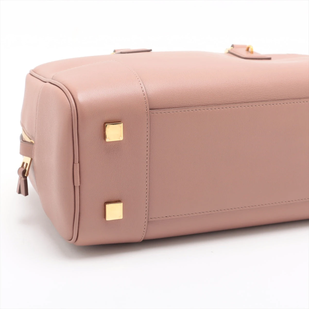 ロエベ アマソナ28 レザー 2WAYハンドバッグ ピンク SU024643｜中古 