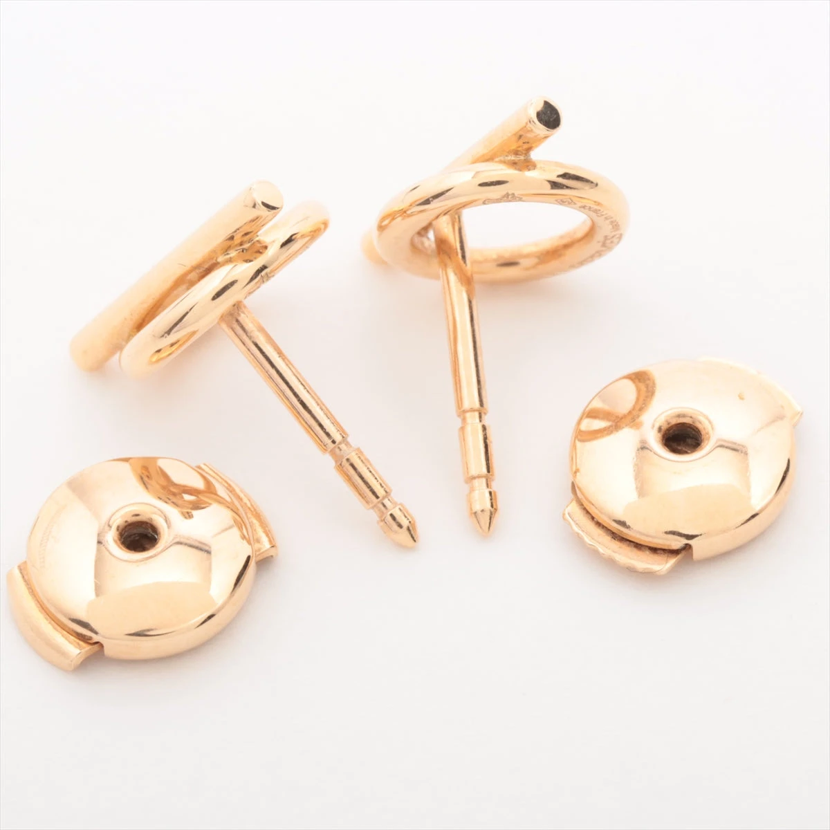 エルメス エシャペ ピアス 750(PG) 2.6g A3321522｜中古ブランド品 