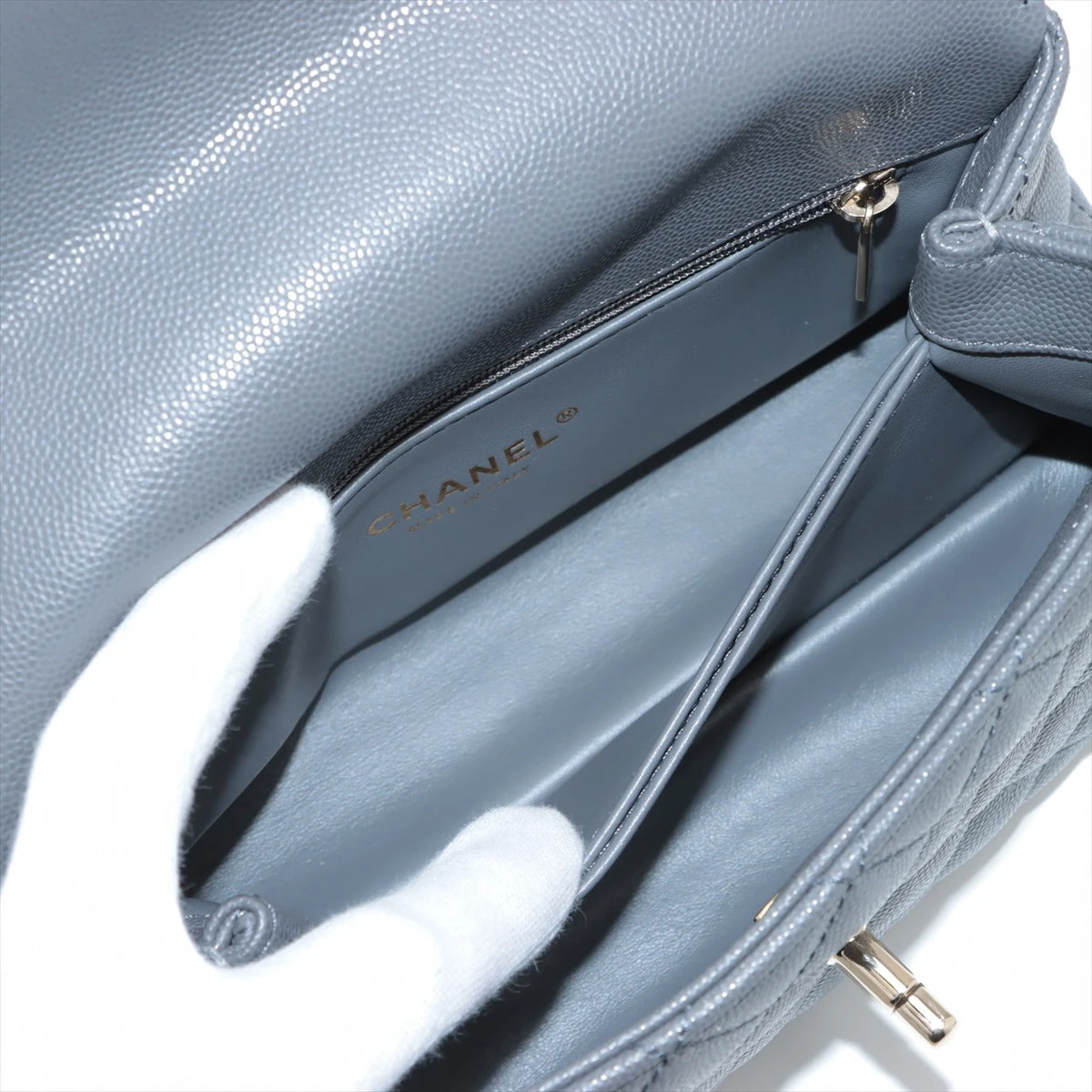 グレー ハンドバッグ ロゴ付き金具 蛇モチーフ金具バッグ【2点10%OFF対象商品】 | 雑貨 | axes