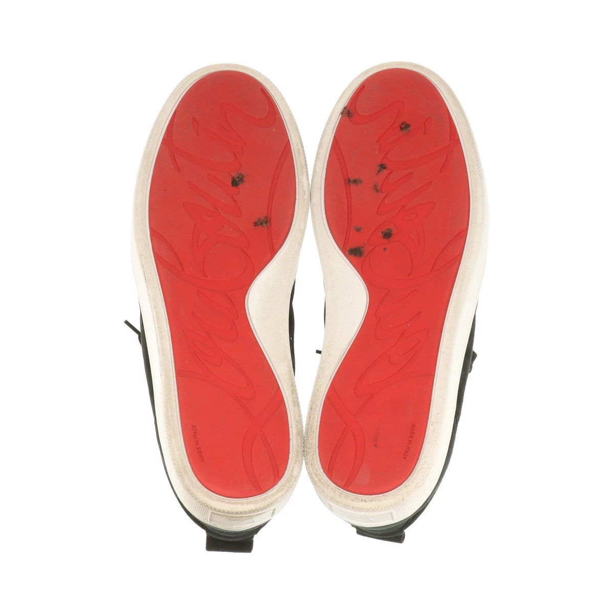 クリスチャンルブタン スパイクスタッズ スエード スニーカー 42