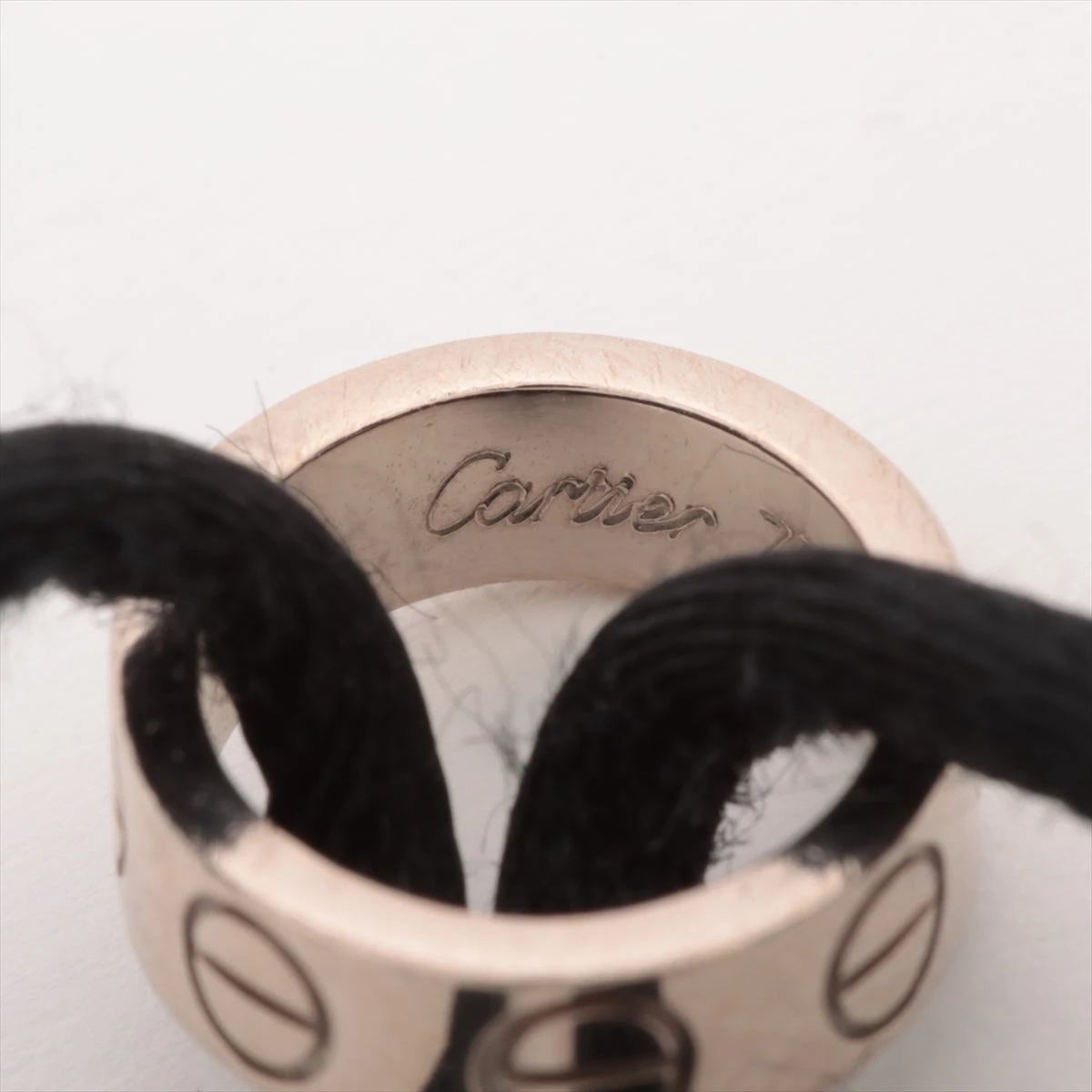【美品☆付属品完備】カルティエ　ラブ　コード　リング　ブレスレット　紐 750 LOVE（Cartier） カルティエ Cartier ブレスレット LOVE ラブ