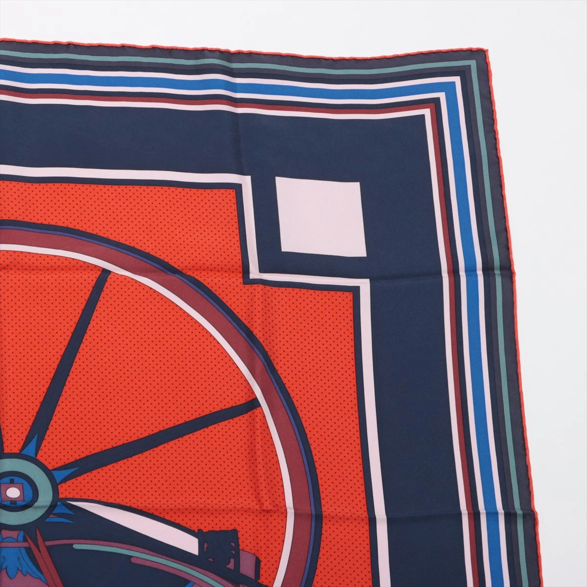 エルメス HERMES スカーフ カレ90 WASHINGTON´S CARRIAGE