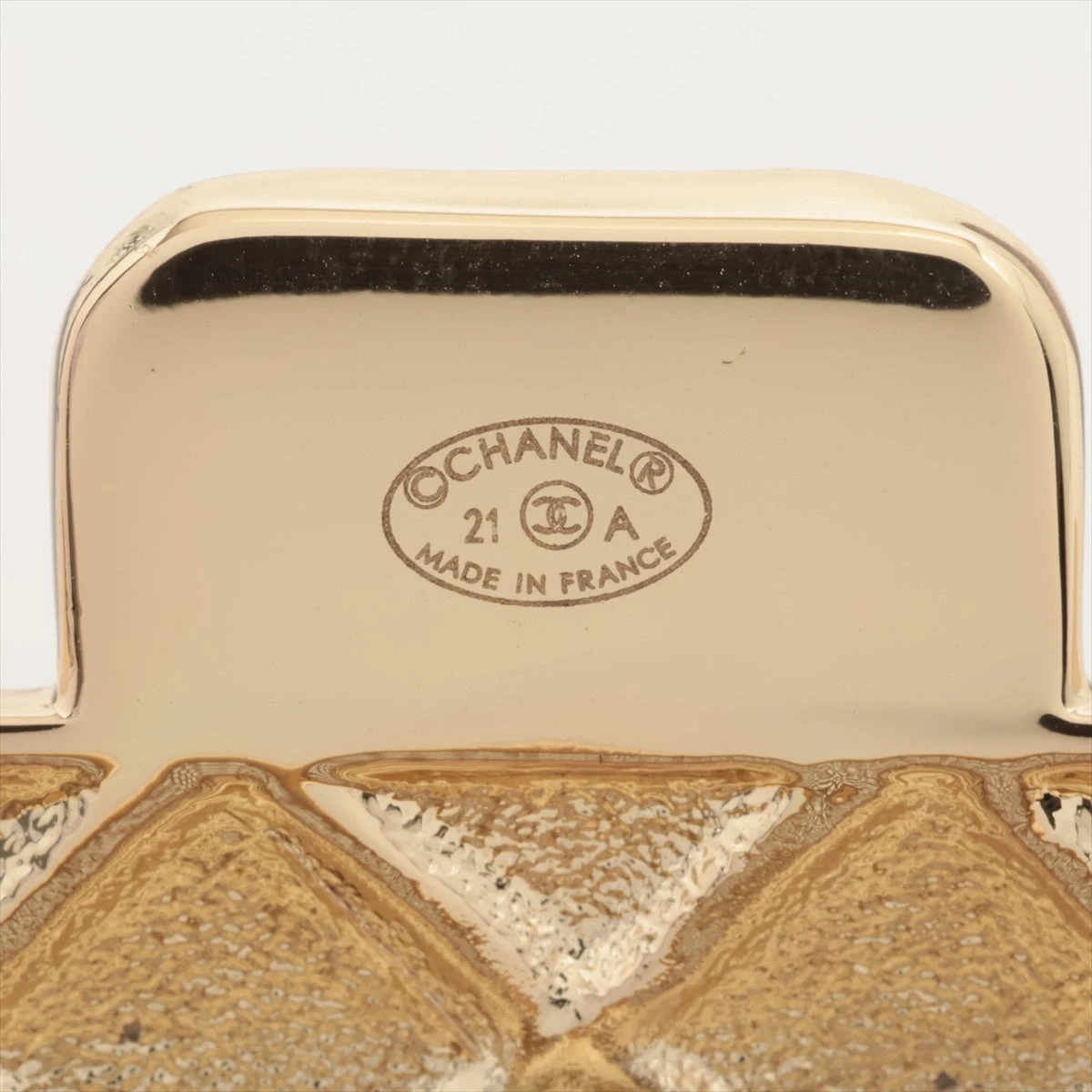Chanel シャネル マトラッセ 21A ロングネックレス シャネル マトラッセ 21A ロングネックレス GP×フェイクパール