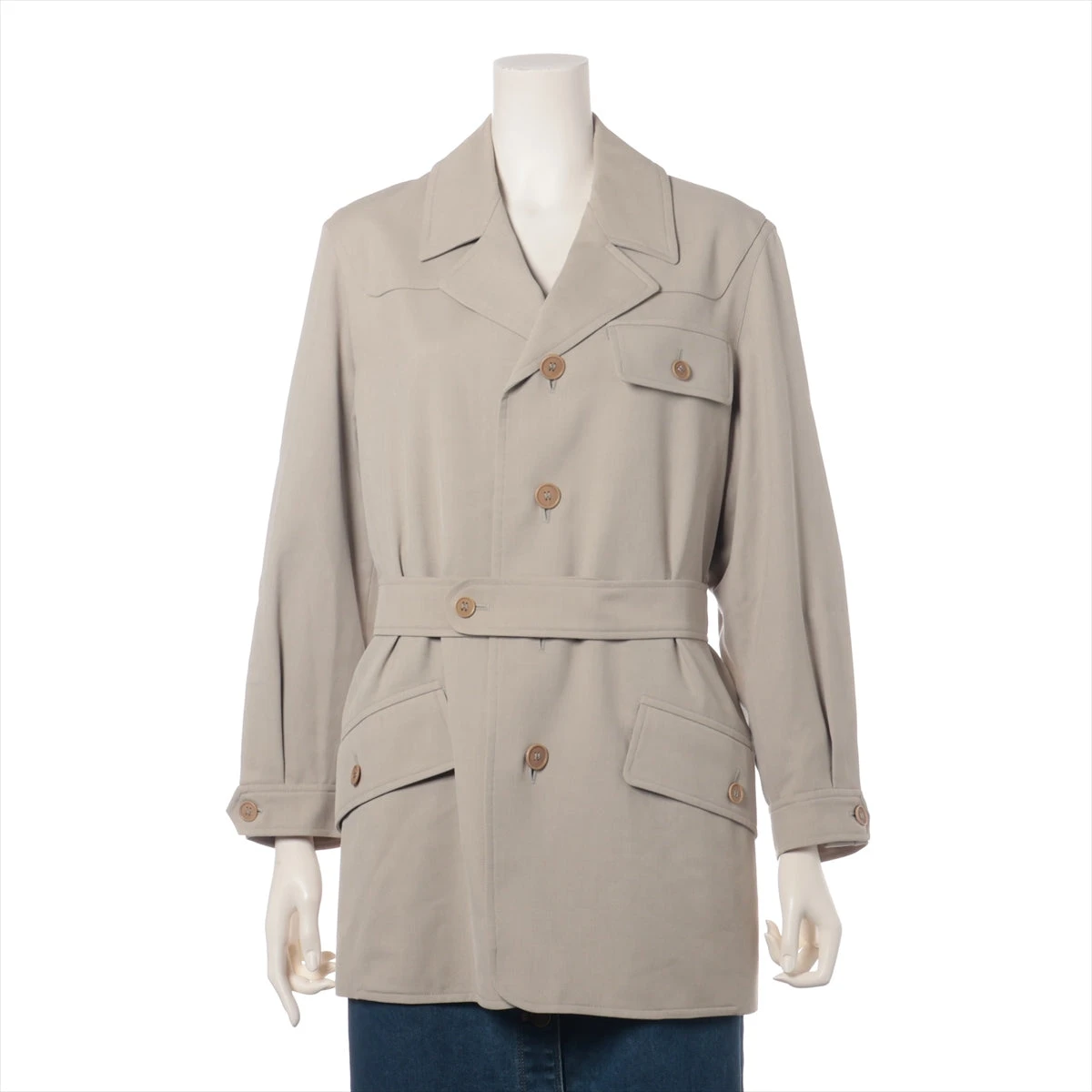 エルメス マルジェラ期 コットン×ウール ジャケット 34 レディース  