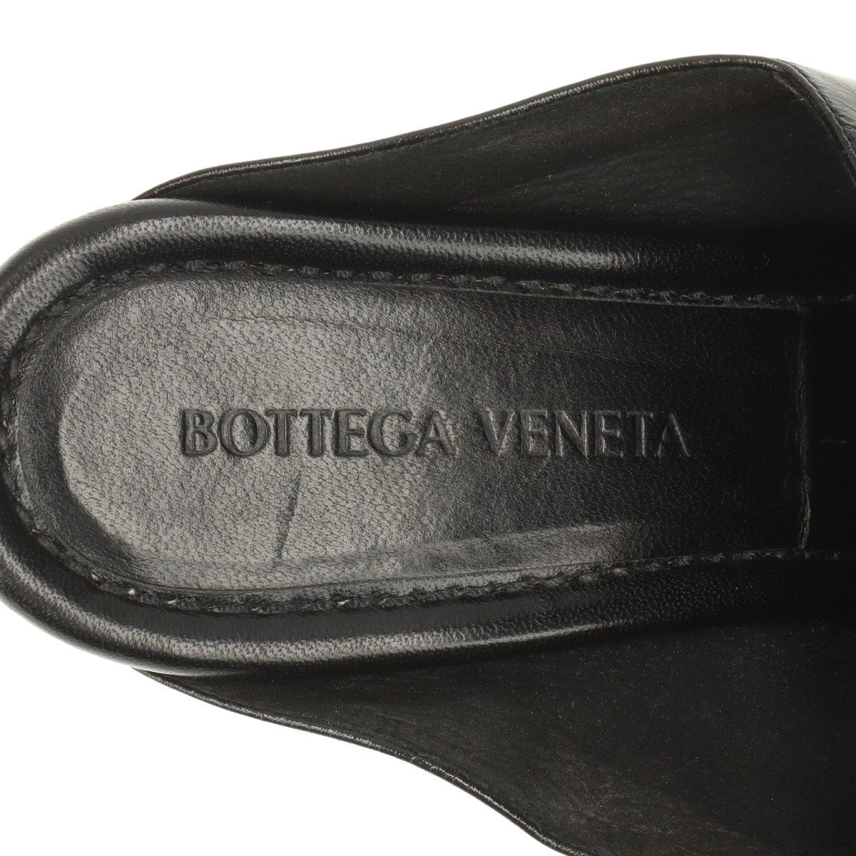 美品 ボッテガヴェネタ　ブラックレザー×レッドウェッジサンダル　厚底　美脚　37 BOTTEGA VENETA ボッテガヴェネタ サンダル ATOMIC SANDAL