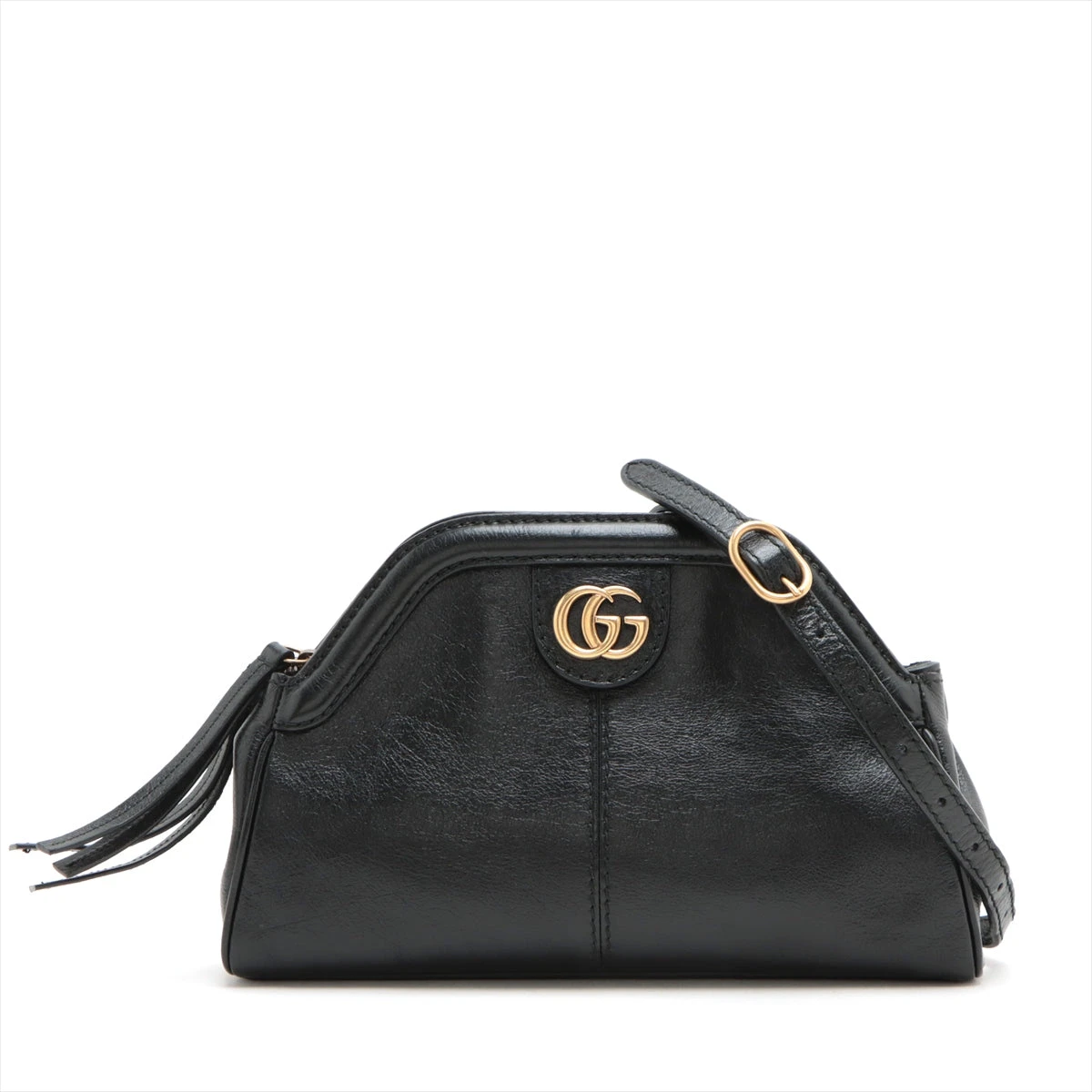 グッチ GGマーモント タイガーヘッド レザー 2WAYショルダーバッグ  